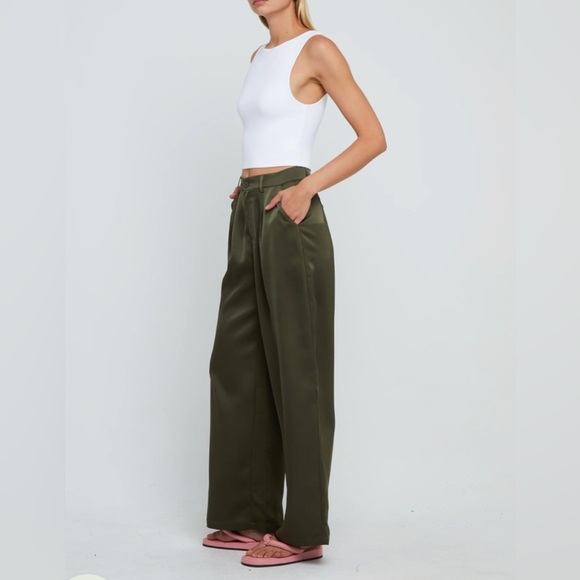 NWT Kourt Dixon Army Green Pants - Picture 3 of 6
